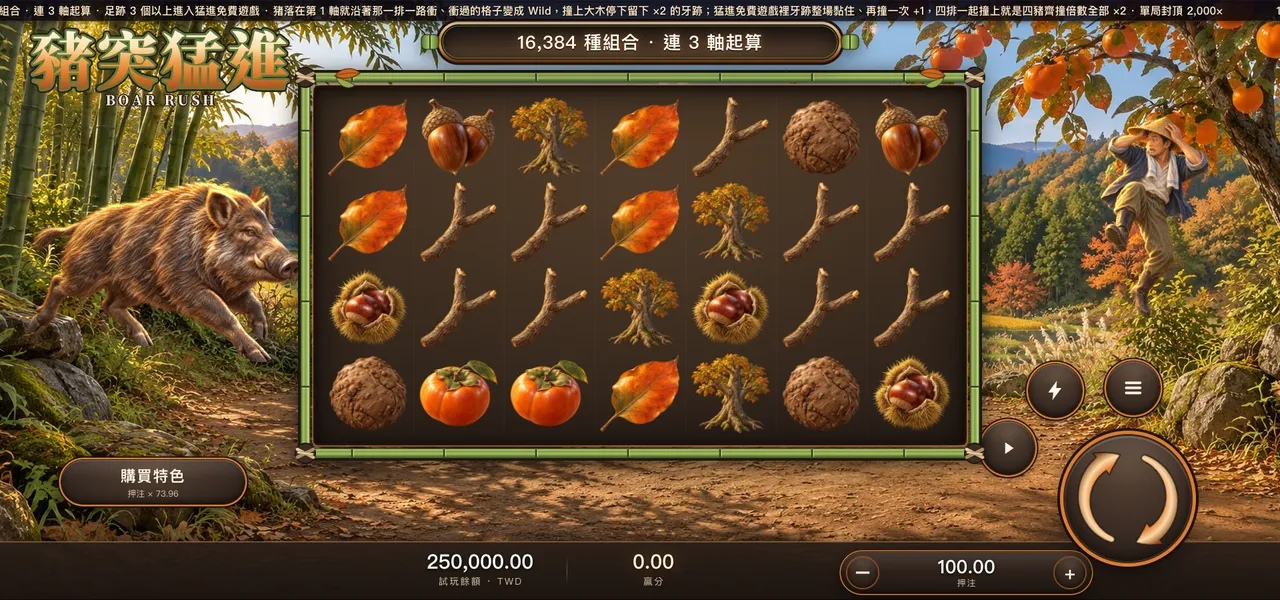 豬突猛進 — 秋天的里山