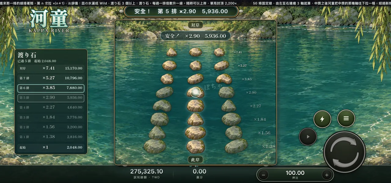 河童 — 渡り石