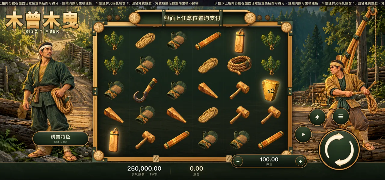 木曾木曳 — 主遊戲盤面