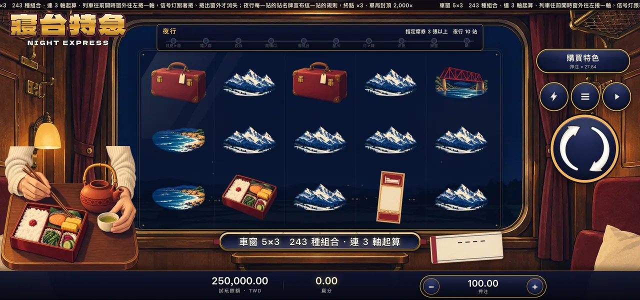 寢台特急 — 車窗